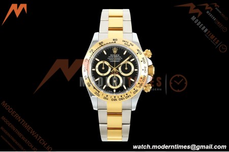 Rolex - Daytona 126503 40mm Gain Weight YG/SS Blk/Stk QF V6 SH4131 | 롤렉스 - 데이토나 126503 40mm 게인 웨이트 YG/SS 블랙/스틸 QF V6 SH4131