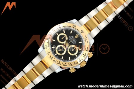 Rolex - Daytona 126503 40mm Gain Weight YG/SS Blk/Stk QF V6 SH4131