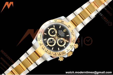 Rolex - Daytona 126503 40mm Gain Weight YG/SS Blk/Stk QF V6 SH4131 | 롤렉스 - 데이토나 126503 40mm 게인 웨이트 YG/SS 블랙/스틸 QF V6 SH4131