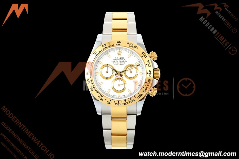 Rolex - Daytona 126503 40mm Gain Weight YG/SS Wht/Stk QF V6 SH4131