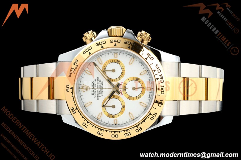 Rolex - Daytona 126503 40mm Gain Weight YG/SS Wht/Stk QF V6 SH4131