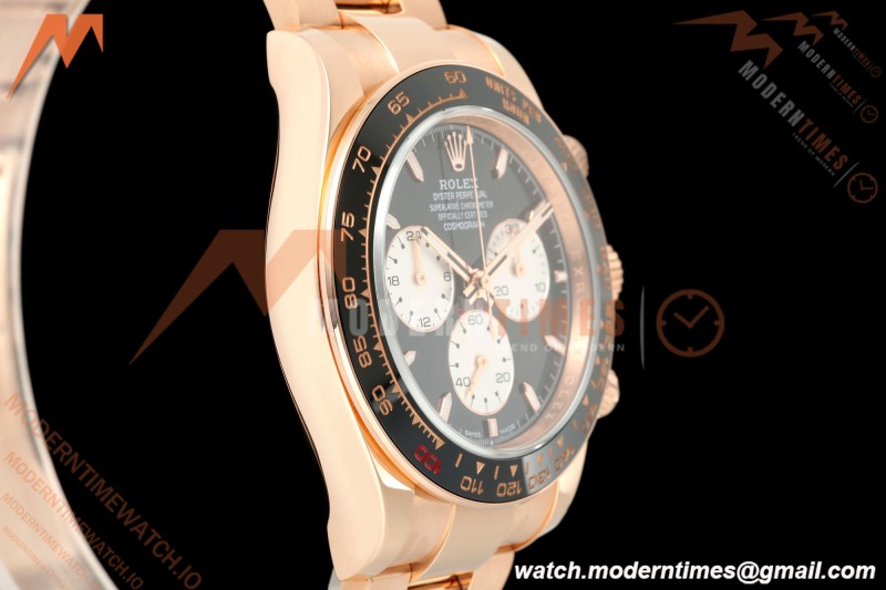 Rolex - Daytona 126525LN Le Mans 40mm 904L Gain Weight RG/RG Blk/Wht/Stk QF V9 SH4132