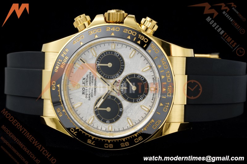 Rolex - Daytona 126518LN 40mm Gain Weight CER/YG/RU Grey/Blk Meteorite Dial APSF SH4131 | 롤렉스 - 데이토나 126518LN 40mm 게인 웨이트 CER/YG/RU 그레이/블랙 운석 다이얼 APSF SH4131