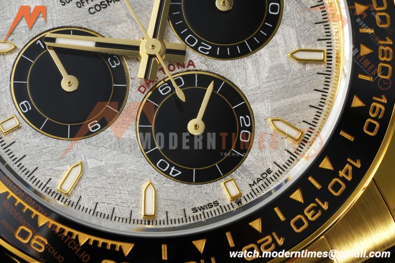 Rolex - Daytona 126518LN 40mm Gain Weight CER/YG/RU Grey/Blk Meteorite Dial APSF SH4131 | 롤렉스 - 데이토나 126518LN 40mm 게인 웨이트 CER/YG/RU 그레이/블랙 운석 다이얼 APSF SH4131