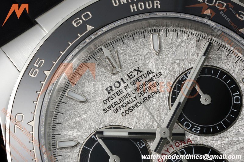 Rolex - Daytona 126519LN 40mm Gain Weight CER/WG/RU Grey/Blk/Stk Meteorite Dial APSF SH4131