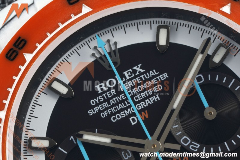 Rolex - Daytona 40mm DiW Ocellaris White Carbon Fiber FC/NY/ORN Black Dial N6F SA4130 | 롤렉스 - 데이토나 40mm DiW 오셀라리스 화이트 카본 파이버 FC/NY/ORN 블랙 다이얼 N6F SA4130
