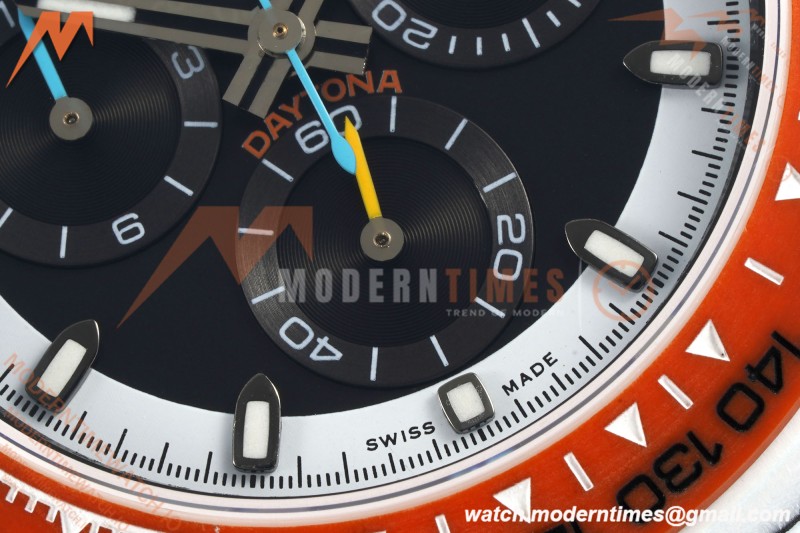 Rolex - Daytona 40mm DiW Ocellaris White Carbon Fiber FC/NY/ORN Black Dial N6F SA4130 | 롤렉스 - 데이토나 40mm DiW 오셀라리스 화이트 카본 파이버 FC/NY/ORN 블랙 다이얼 N6F SA4130