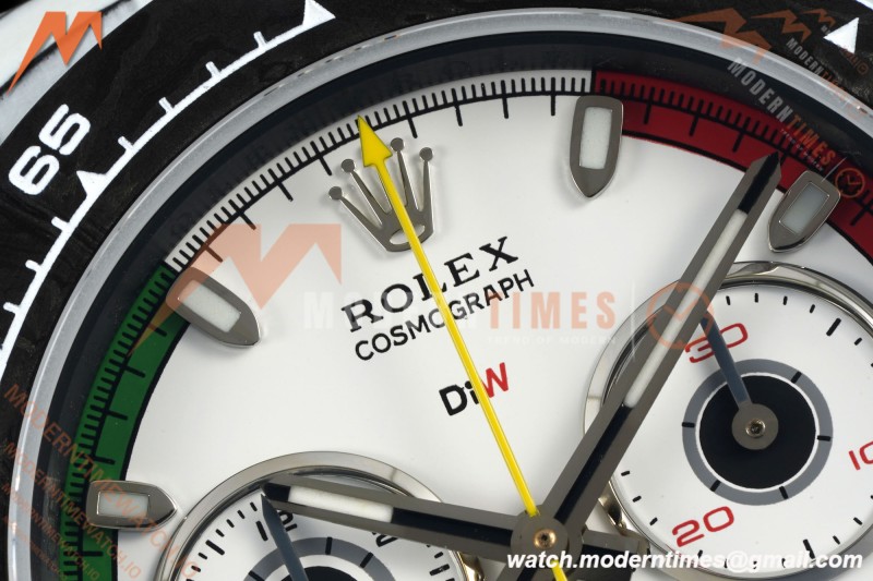 Rolex - Daytona 40mm DiW Ferrari White Carbon Fiber FC/NY White Dial Sonic SA4130