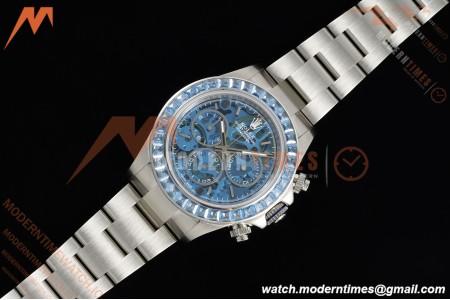 Rolex - Daytona Artisans De Genève "Arolla" SS/SS Diamond Blue Crystal Skeleton Dial ADGF SA4130