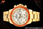 Rolex - Daytona 116578SACO 40mm YG/YG Wht/Mop/Dia Orange Crystal Sonic SA4130