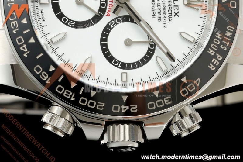 Rolex - Daytona 126500LN 40mm CER 904L SS/SS White ARF SH4131
