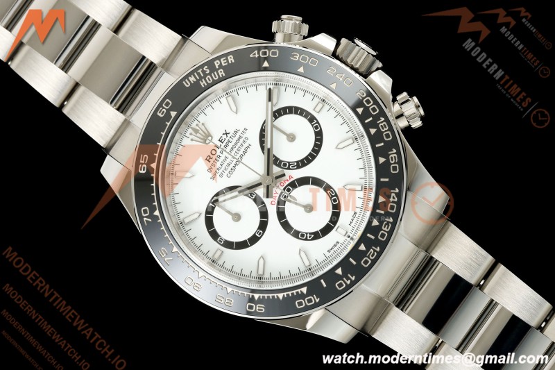 Rolex - Daytona 126500LN 40mm CER 904L SS/SS White ARF SH4131