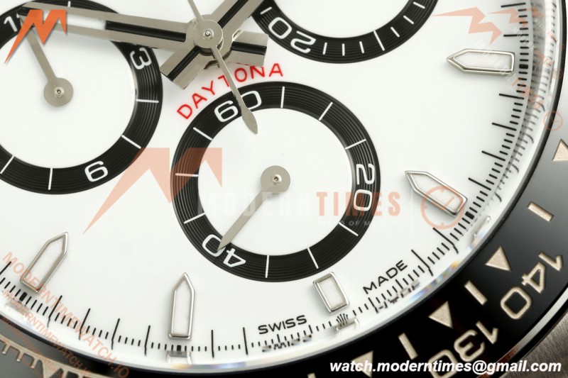 Rolex - Daytona 126500LN 40mm CER 904L SS/SS White ARF SH4131