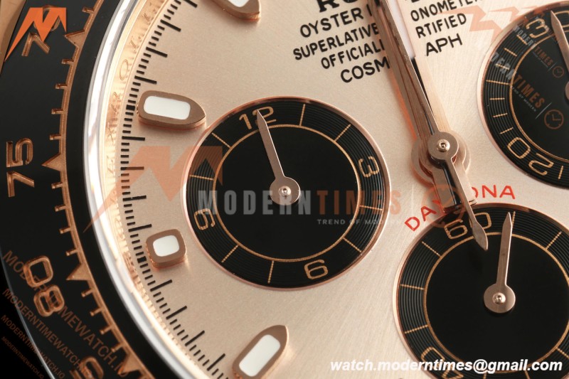 Rolex - Daytona 116515LN 40mm RG/RU Champ/Blk/Stk EWEF SH4130