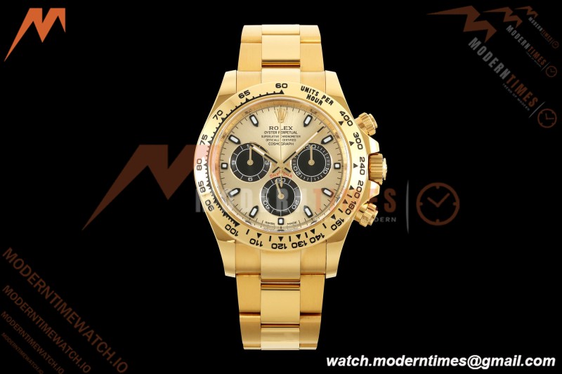 Rolex - Daytona 116508 40mm 904L YG/YG Gold/Blk/Stk ARF DD4131 | 롤렉스 - 데이토나 116508 40mm 904L YG/YG 골드/블랙/실버 ARF DD4131