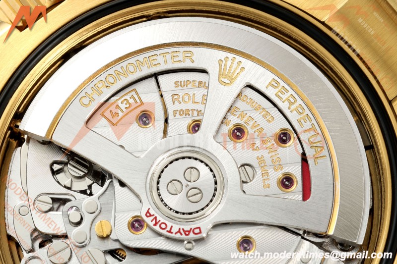 Rolex - Daytona 116508 40mm 904L YG/YG Gold/Blk/Stk ARF DD4131 | 롤렉스 - 데이토나 116508 40mm 904L YG/YG 골드/블랙/실버 ARF DD4131