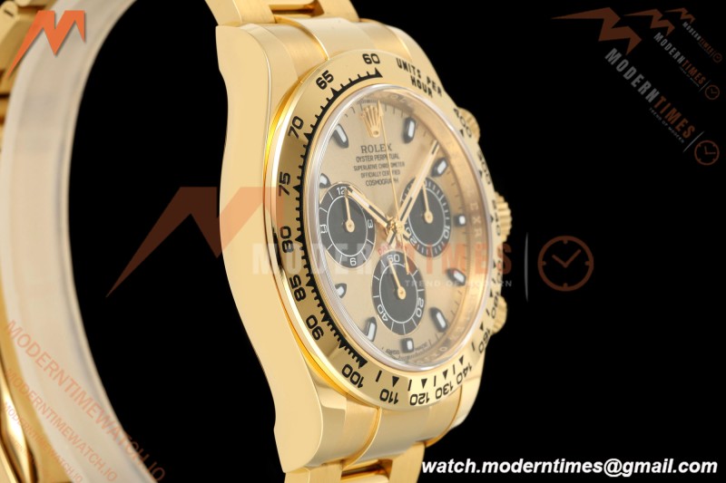 Rolex - Daytona 116508 40mm 904L YG/YG Gold/Blk/Stk ARF DD4131 | 롤렉스 - 데이토나 116508 40mm 904L YG/YG 골드/블랙/실버 ARF DD4131