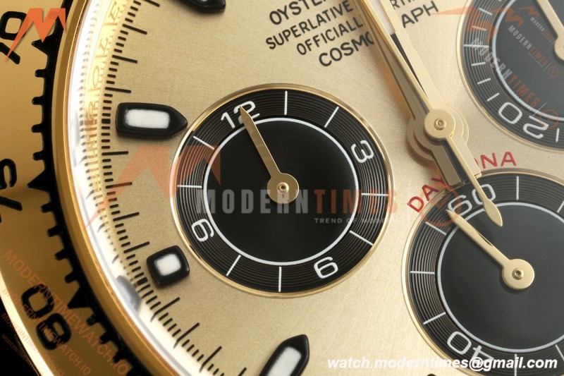 Rolex - Daytona 116508 40mm 904L YG/YG Gold/Blk/Stk ARF DD4131 | 롤렉스 - 데이토나 116508 40mm 904L YG/YG 골드/블랙/실버 ARF DD4131