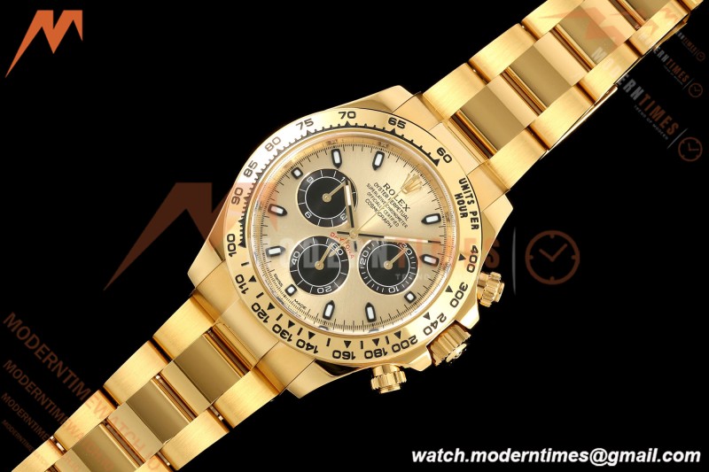 Rolex - Daytona 116508 40mm 904L YG/YG Gold/Blk/Stk ARF DD4131 | 롤렉스 - 데이토나 116508 40mm 904L YG/YG 골드/블랙/실버 ARF DD4131