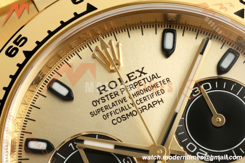 Rolex - Daytona 116508 40mm 904L YG/YG Gold/Blk/Stk ARF DD4131 | 롤렉스 - 데이토나 116508 40mm 904L YG/YG 골드/블랙/실버 ARF DD4131