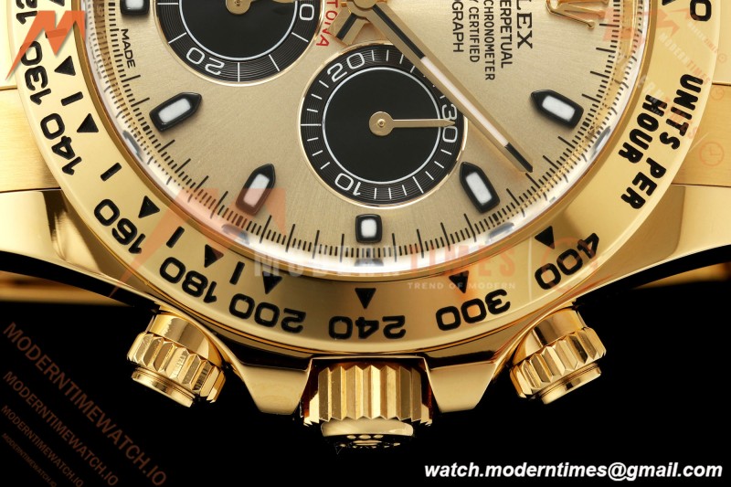 Rolex - Daytona 116508 40mm 904L YG/YG Gold/Blk/Stk ARF DD4131 | 롤렉스 - 데이토나 116508 40mm 904L YG/YG 골드/블랙/실버 ARF DD4131