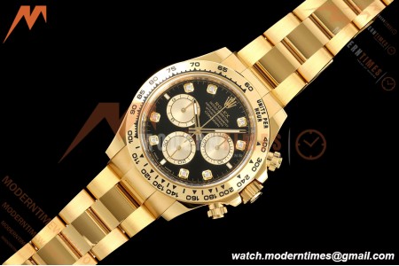 Rolex - Daytona 126508 40mm 904L YG/YG Blk/Gold/Dia ARF DD4131