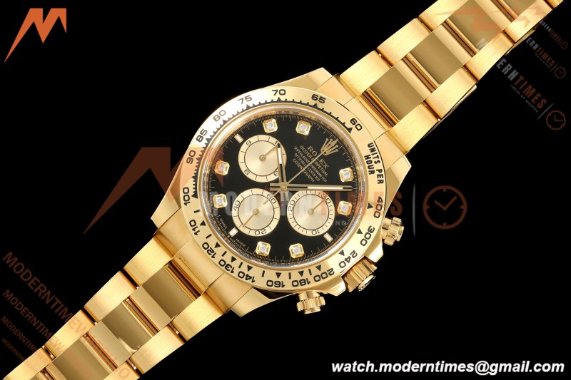 Rolex - Daytona 126508 40mm 904L YG/YG Blk/Gold/Dia ARF DD4131 | 롤렉스 - 데이토나 126508 40mm 904L YG/YG 블랙/골드/직경 ARF DD4131