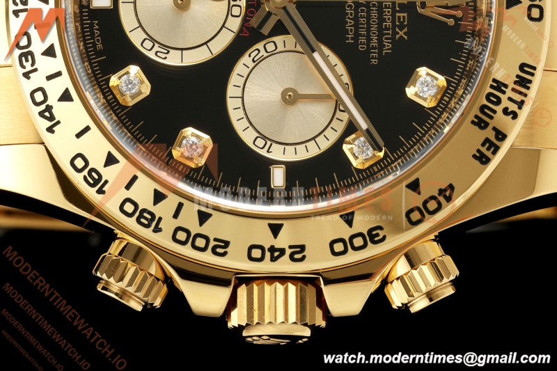 Rolex - Daytona 126508 40mm 904L YG/YG Blk/Gold/Dia ARF DD4131 | 롤렉스 - 데이토나 126508 40mm 904L YG/YG 블랙/골드/직경 ARF DD4131