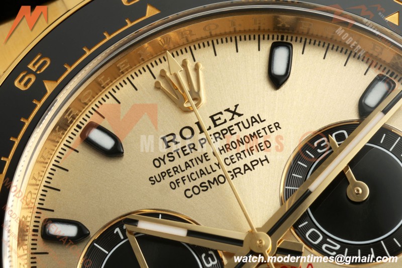 Rolex - Daytona 116518LN 40mm CER/YG/RU Gold/Blk/Stk ARF DD4131