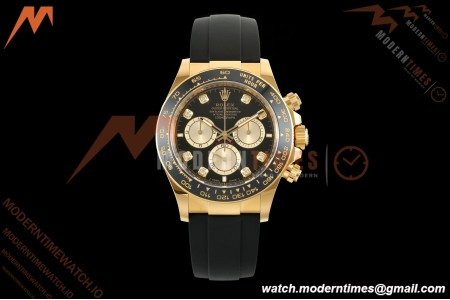 Rolex - Daytona 126518 40mm 904L Ceramic YG/RU Blk/Gold/Dia ARF DD4131