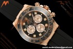 Rolex - Daytona 126515LN 40mm 904L Ceramic RG/RU Black/Dia ARF DD4131