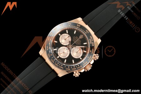 Rolex - Daytona 126515LN 40mm 904L Ceramic RG/RU Black/Stk ARF DD4131 | 롤렉스 - 데이토나 126515LN 40mm 904L 세라믹 RG/RU 블랙/Stk ARF DD4131