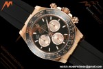 Rolex - Daytona 126515LN 40mm 904L Ceramic RG/RU Black/Stk ARF DD4131