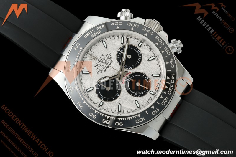 Rolex - Daytona 126519LN 40mm Gain Weight CER/WG/RU Grey/Blk/Stk Meteorite Dial 3CF DD4131 | 롤렉스 - 데이토나 126519LN 40mm 게인 웨이트 CER/WG/RU 그레이/블랙/스틸 운석 다이얼 3CF DD4131