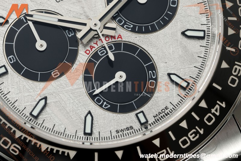 Rolex - Daytona 126519LN 40mm Gain Weight CER/WG/RU Grey/Blk/Stk Meteorite Dial 3CF DD4131 | 롤렉스 - 데이토나 126519LN 40mm 게인 웨이트 CER/WG/RU 그레이/블랙/스틸 운석 다이얼 3CF DD4131