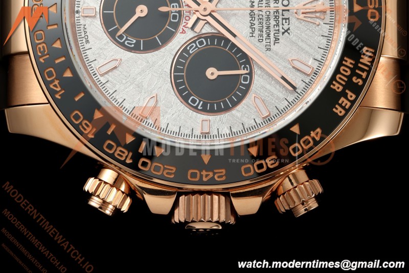 Rolex - Daytona 126515LN 40mm Gain Weight CER/RG/RU Grey/Blk/Stk Meteorite Dial 3CF DD4131