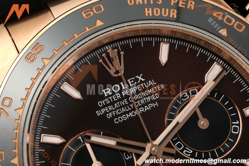 Rolex - Daytona 126515LN 40mm Gain Weight CER/RG/RU Choco/Blk/Stk 3CF DD4131