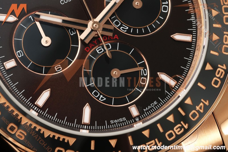 Rolex - Daytona 126515LN 40mm Gain Weight CER/RG/RU Choco/Blk/Stk 3CF DD4131