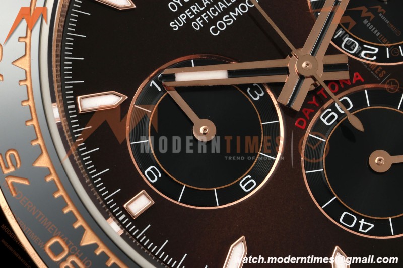 Rolex - Daytona 126515LN 40mm Gain Weight CER/RG/RU Choco/Blk/Stk 3CF DD4131