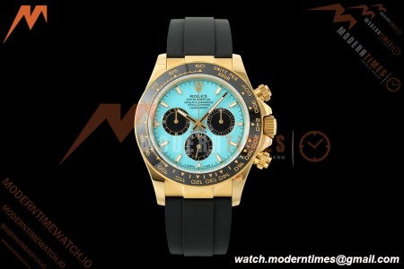Rolex - Daytona 126518LN 40mm Gain Weight CER/YG/RU Blu/Blk Turquoise Dial 3CF DD4131 | 롤렉스 - 데이토나 126518LN 40mm 게인 웨이트 CER/YG/RU 블루/블랙 터키석 다이얼 3CF DD4131