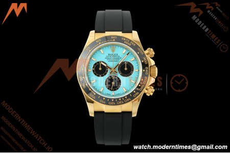 Rolex - Daytona 126518LN 40mm Gain Weight CER/YG/RU Blu/Blk Turquoise Dial 3CF DD4131 | 롤렉스 - 데이토나 126518LN 40mm 게인 웨이트 CER/YG/RU 블루/블랙 터키석 다이얼 3CF DD4131