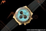 Rolex - Daytona 126518LN 40mm Gain Weight CER/YG/RU Blu/Blk Turquoise Dial 3CF DD4131