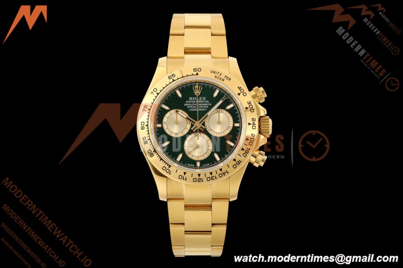 Rolex - Daytona 126508 40mm Gain Weight YG/YG Green/Gold/Stk 3CF DD4131