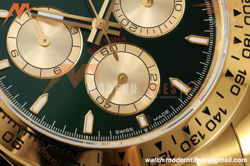 Rolex - Daytona 126508 40mm Gain Weight YG/YG Green/Gold/Stk 3CF DD4131