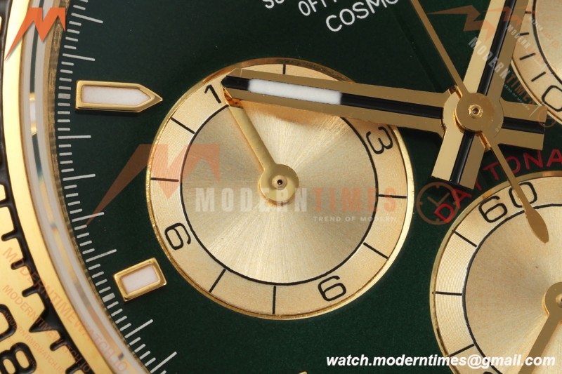 Rolex - Daytona 126508 40mm Gain Weight YG/YG Green/Gold/Stk 3CF DD4131