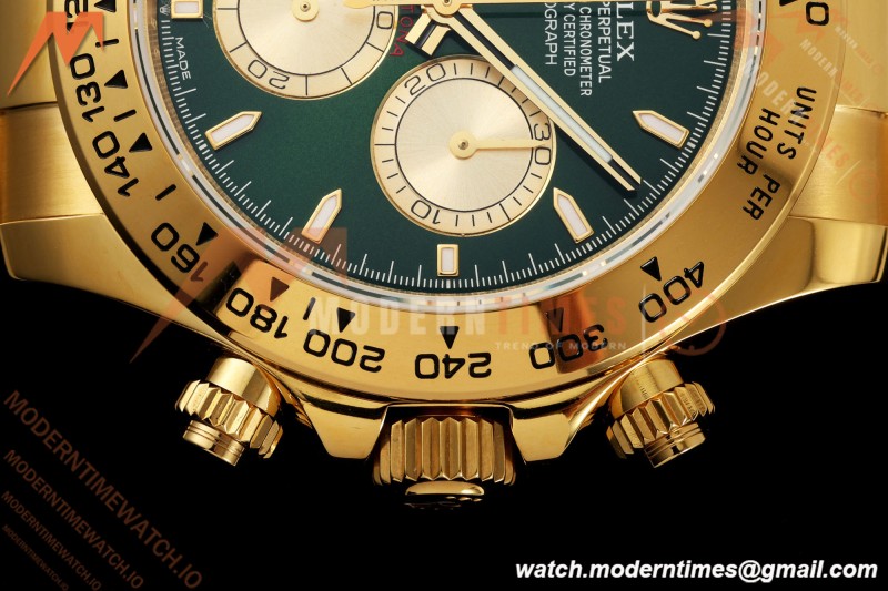 Rolex - Daytona 126508 40mm Gain Weight YG/YG Green/Gold/Stk 3CF DD4131