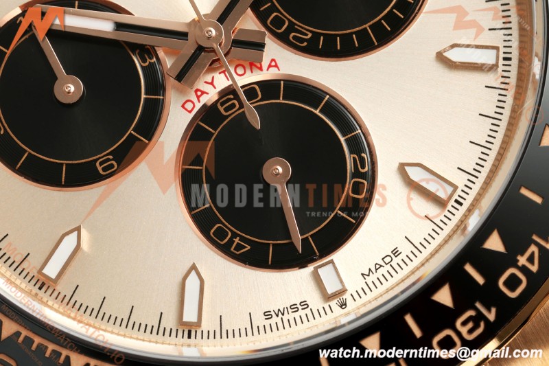 Rolex - Daytona 126515LN 40mm Gain Weight 904L Ceramic RG/RU Champ/Blk THBF SH4131
