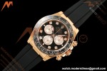 Rolex - Daytona 126515LN 40mm Gain Weight 904L Ceramic RG/RU Blk/Gold/Dia THBF SH4131