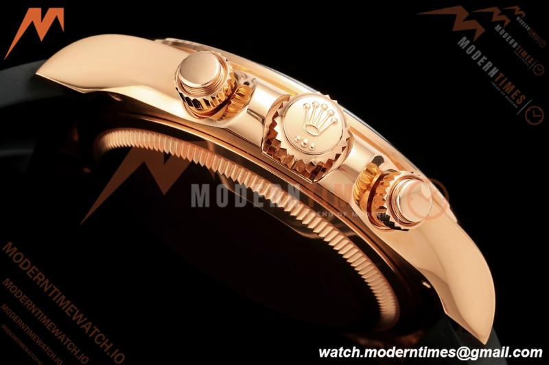 Rolex - Daytona 126515LN 40mm Gain Weight 904L Ceramic RG/RU Blk/Gold/Dia THBF SH4131