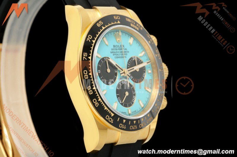 Rolex - Daytona 126518LN 40mm Gain Weight 904L Ceramic YG/RU Blu/Blk Turquoise Dial THBF SH4131 | 롤렉스 - 데이토나 126518LN 40mm 게인 웨이트 904L 세라믹 YG/RU 블루/블랙 터키석 다이얼 THBF SH4131